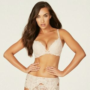 Nude Lace Push Up Bra size 36DD